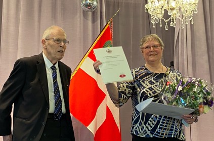 Landsorganisationens formand Bente Wad Steffensen og OK-Klubben i Høje Tåstrup fejrer sit 50 års jubilæum Søndag 6. feb. 2022